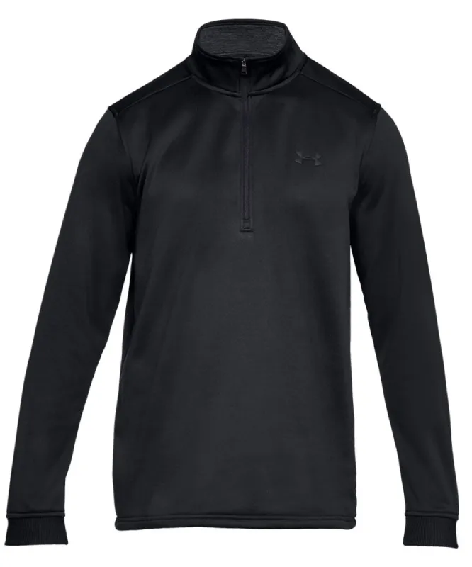 Under Armour Adult Armour Fleece 1/2 Zip - Black sold by Pro Hockey Life