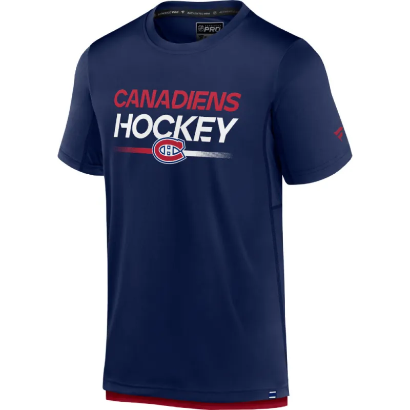 Fanatics Montreal Canadiens Authentic Pro Adult Tech T Shirt sold by Pro Hockey Life