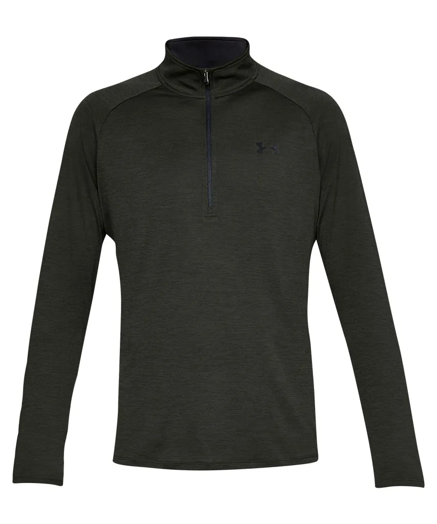 Under Armour Adult Tech Half Zip Top - Green sold by Pro Hockey Life