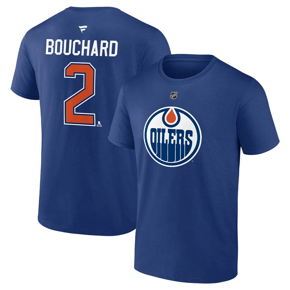 Fanatics Edmonton Oilers Evan Bouchard Name And Number T Shirt sold by Pro Hockey Life product image thumbnail 3