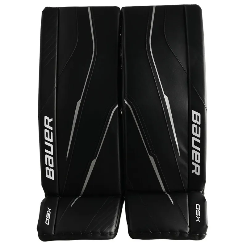 Bauer Gsx Gen Ii Black Senior Goalie Pads made by Bauer