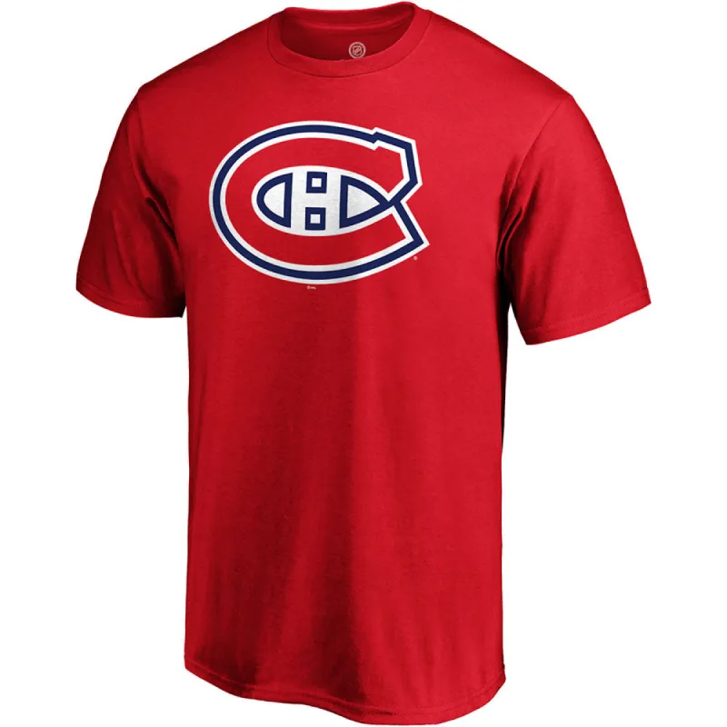 Fanatics Montreal Canadiens Primary Logo Red T Shirt sold by Pro Hockey Life