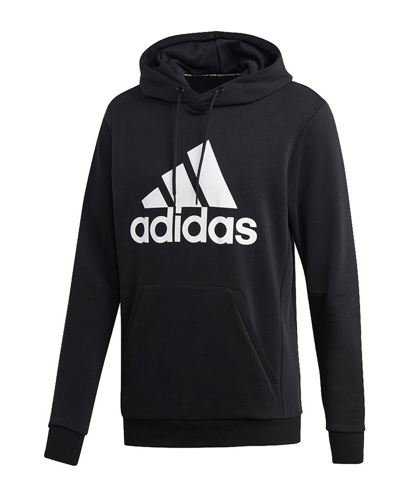 ADIDAS ADULT MUST HAVES BADGE OF SPORT PULLOVER HOODIE - BLACK/WHITE sold by Pro Hockey Life