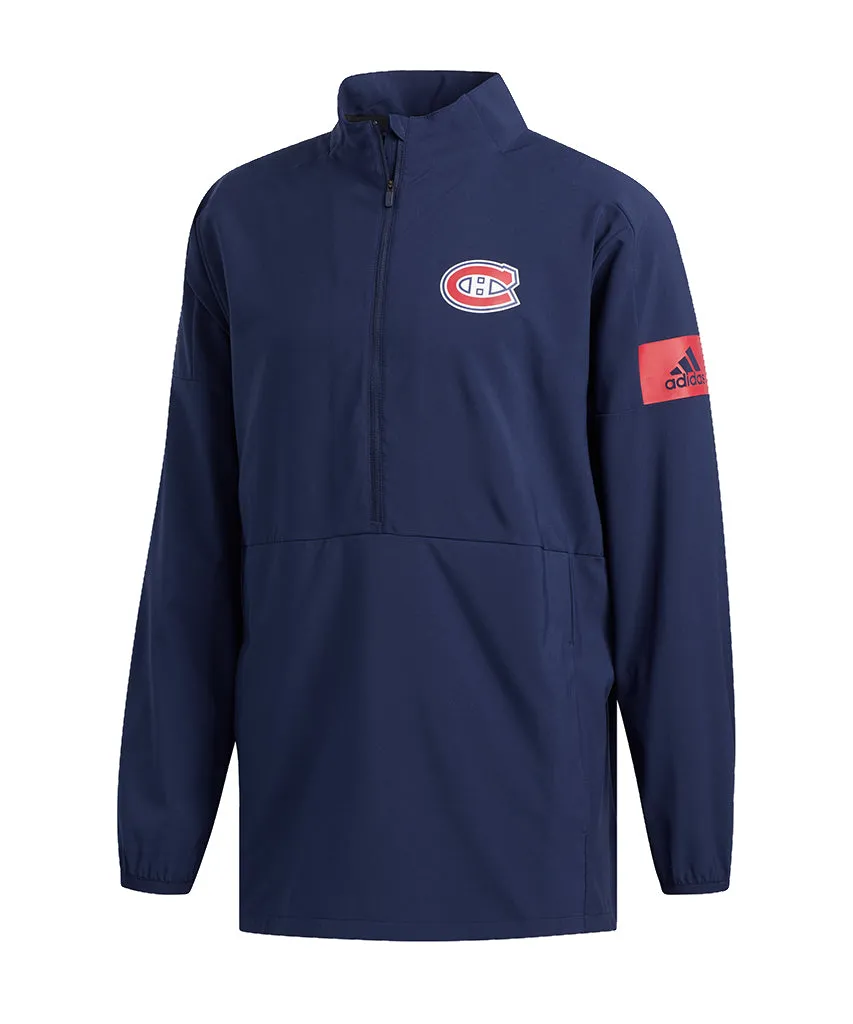 MONTREAL CANADIENS ADIDAS MEN'S GAME MODE 1/4 ZIP TOP sold by Pro Hockey Life
