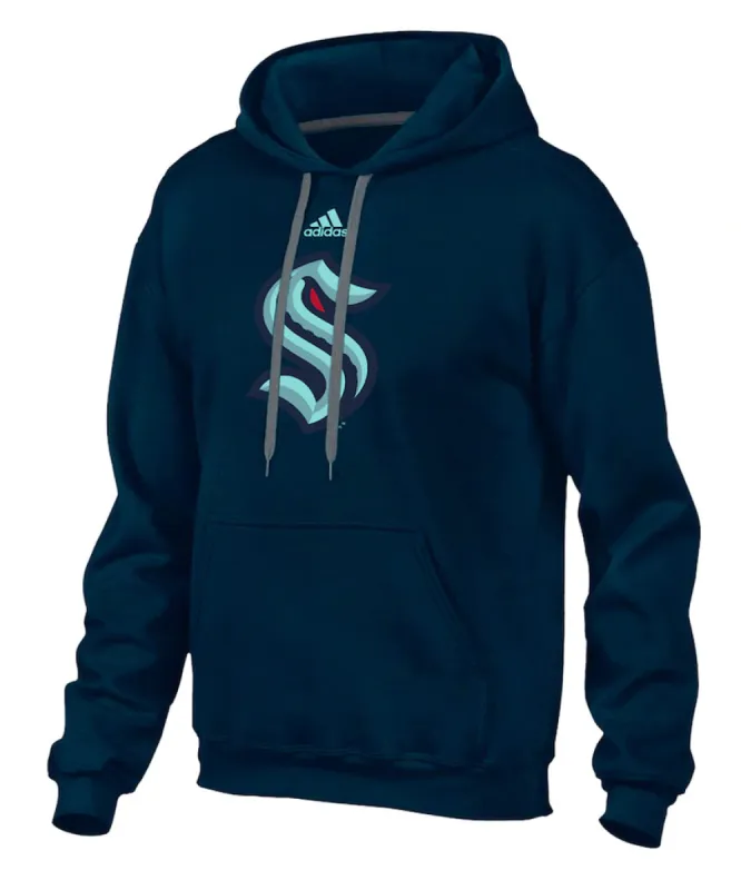 SEATTLE KRAKEN ADIDAS ADULT PRIMARY LOGO HOODIE sold by Pro Hockey Life