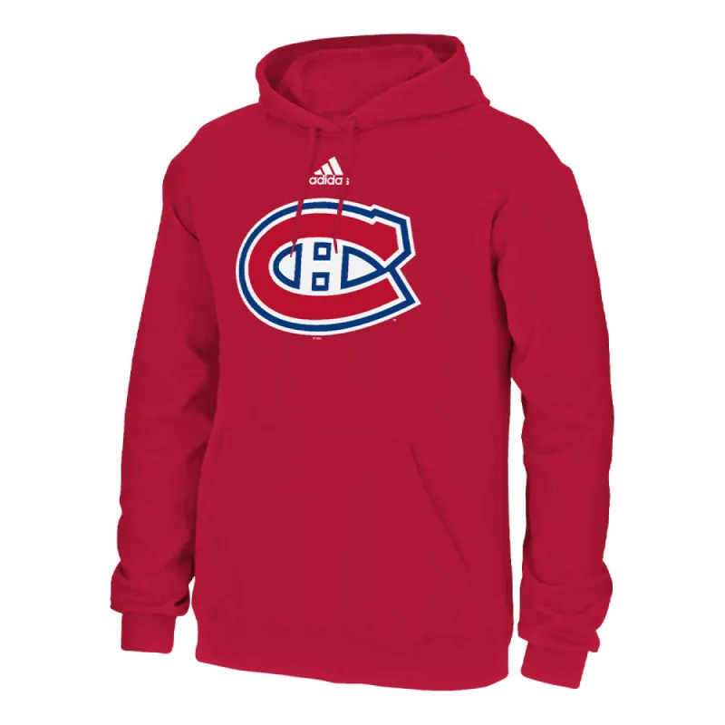 MONTREAL CANADIENS ADIDAS ADULT BIG LOGO HOODIE sold by Pro Hockey Life