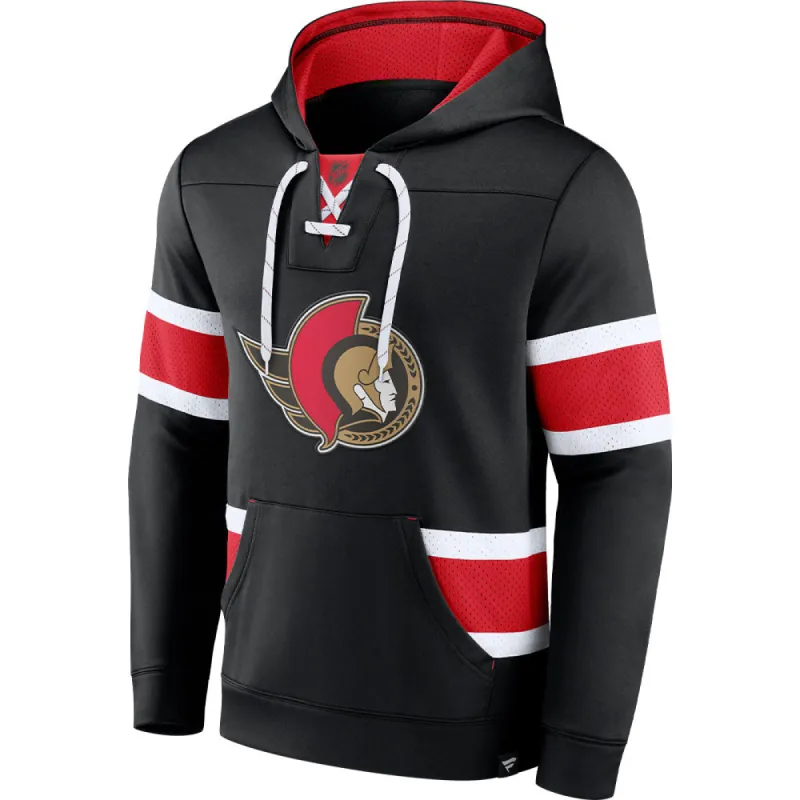 FANATICS OTTAWA SENATORS ICONIC NHL EXCLUSIVE PULLOVER HOODIE sold by Pro Hockey Life