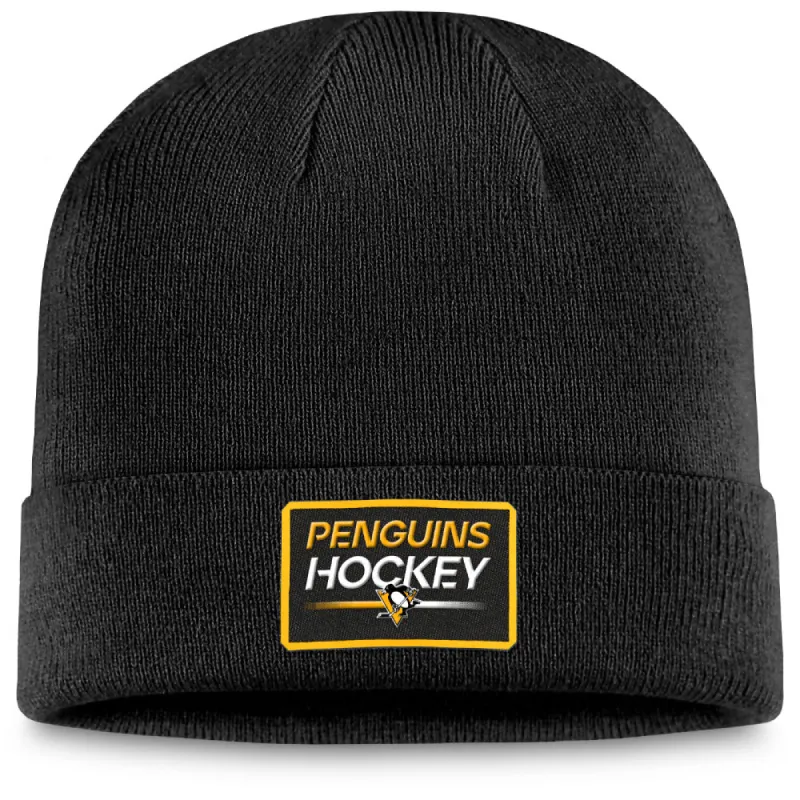 FANATICS PITTSBURGH PENGUINS ADULT AUTHENTIC PRO PRIME CUFF TOQUE sold by Pro Hockey Life