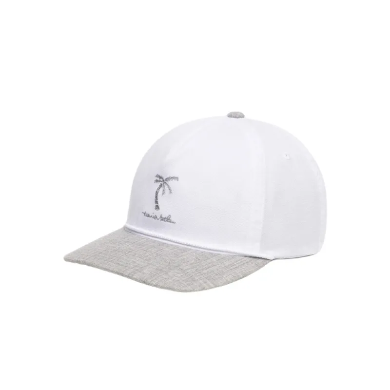 TRAVIS MATHEW HIGHEST PEAK WHITE SNAPBACK HAT sold by Pro Hockey Life
