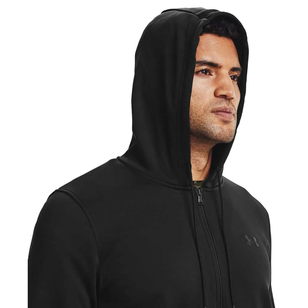 Under Armour Men'S Armour Fleece Full Zip Hoodie - Black sold by Pro Hockey Life product image thumbnail 3