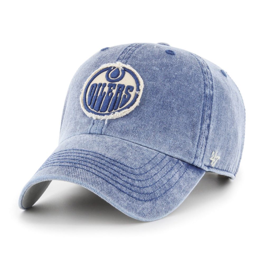 EDMONTON OILERS ESKER CLEAN UP DENIM HAT sold by Pro Hockey Life