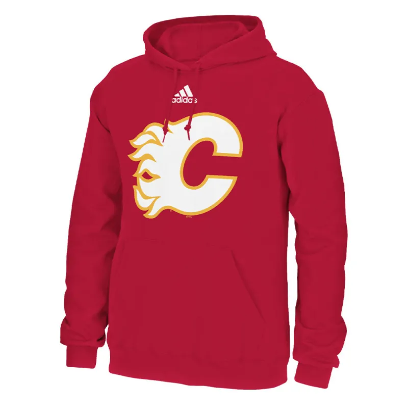 Calgary Flames Adidas Adult Big Logo Hoodie sold by Pro Hockey Life