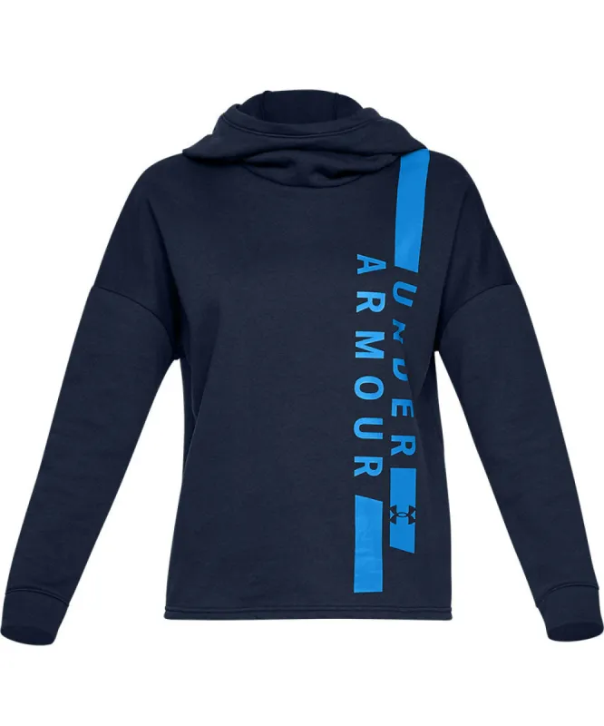 UNDER ARMOUR WOMEN'S RIVAL FLEECE PO HOODIE WM - NAVY made by Under Armour