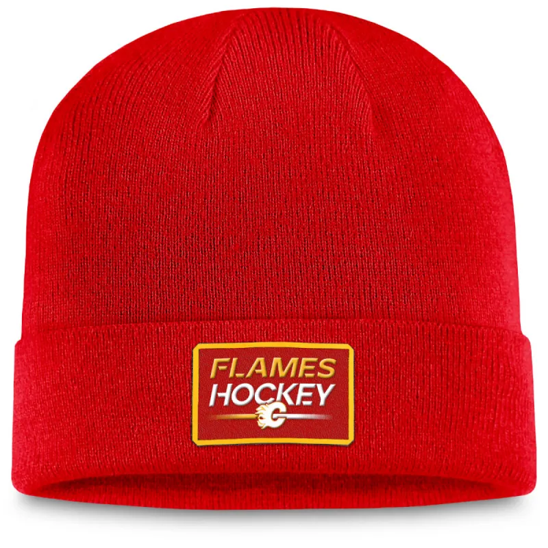 Fanatics Calgary Flames Adult Authentic Pro Prime Cuff Toque sold by Pro Hockey Life
