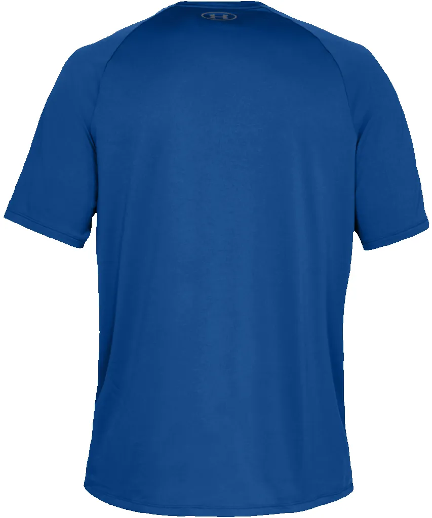 UNDER ARMOUR TECH ADULT T SHIRT - BLUE sold by Pro Hockey Life product image thumbnail 2