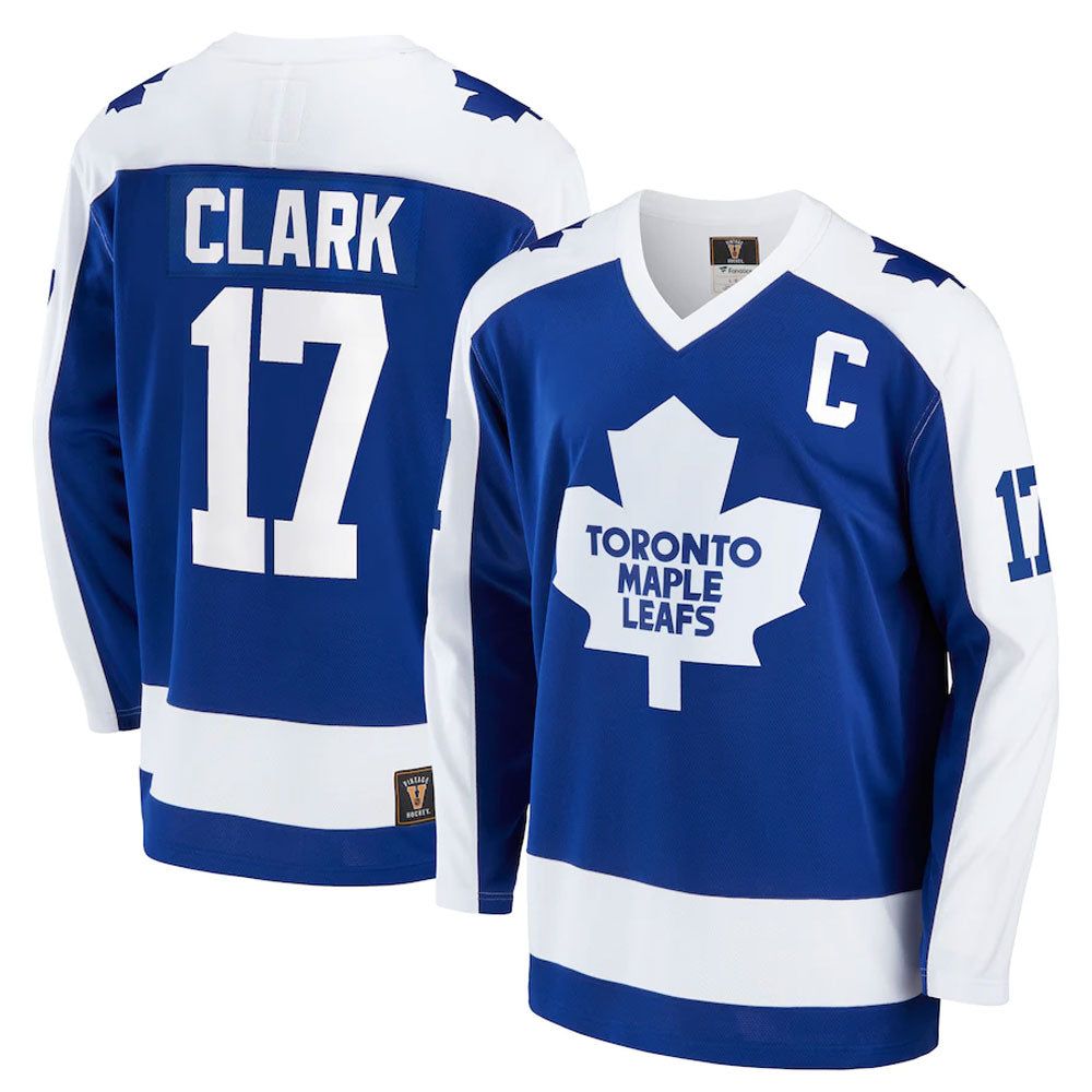 WENDEL CLARK TORONTO MAPLE LEAFS FANATICS MEN'S HERITAGE BREAKAWAY JERSEY sold by Pro Hockey Life product image thumbnail 3