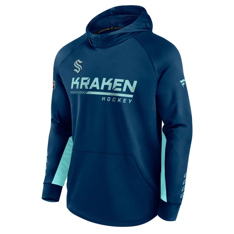 Seattle Kraken Fanatics Men'S Authentic Pro Locker Room Pullover Hoodie sold by Pro Hockey Life