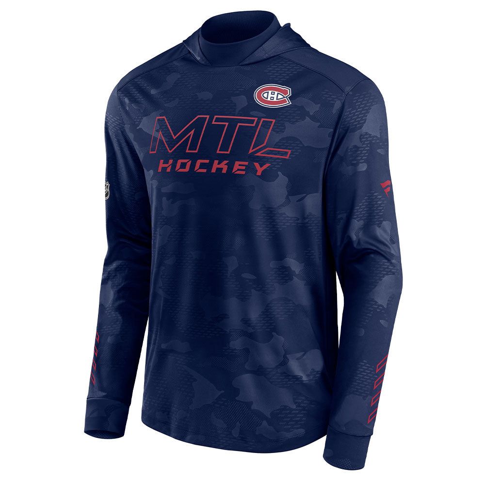 MONTREAL CANADIENS FANATICS MEN'S AUTHENTIC PRO LOCKER ROOM LIGHTWEIGHT CAMO HOODIE sold by Pro Hockey Life