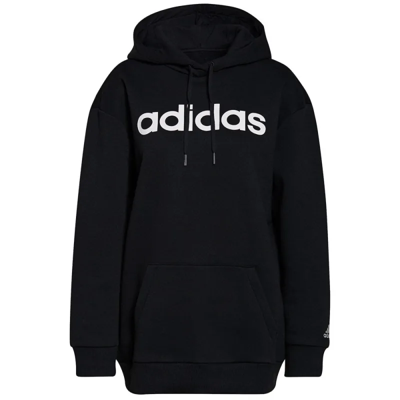 Adidas Women'S Essentials Linear Oversized Fleece Hoodie -Black sold by Pro Hockey Life