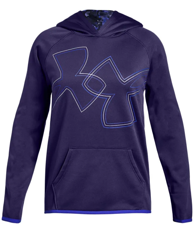 UNDER ARMOUR GIRLS AF HOODIE DUAL LOGO - PURPLE made by Under Armour