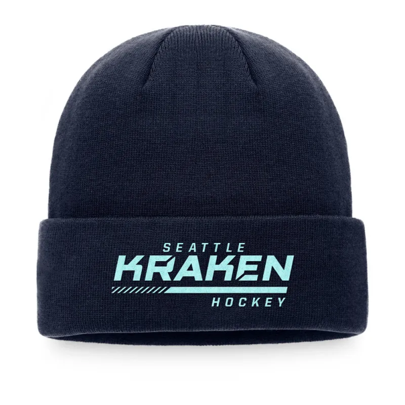 Seattle Kraken Fanatics Men'S Authentic Pro Locker Room Cuff Beanie Toque sold by Pro Hockey Life
