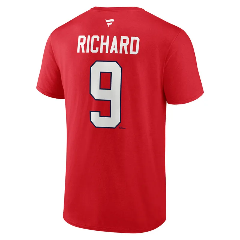 MAURICE RICHARD MONTREAL CANADIENS FANATICS ADULT HERITAGE T SHIRT sold by Pro Hockey Life