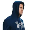 Under Armour Men'S Armour Fleece Big Logo Hoodie - Navy/Black sold by Pro Hockey Life
