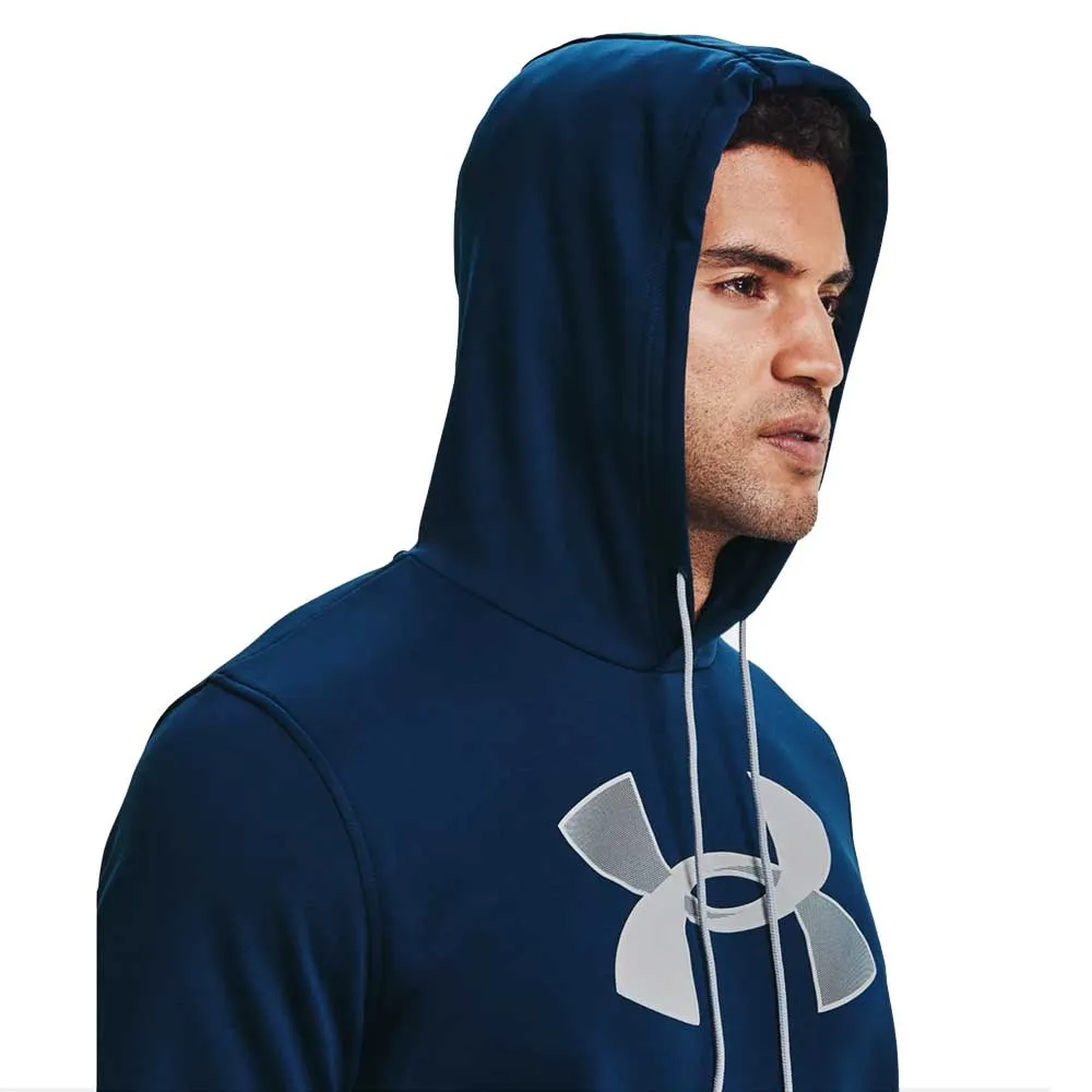 Under Armour Men'S Armour Fleece Big Logo Hoodie - Navy/Black sold by Pro Hockey Life product image thumbnail 3