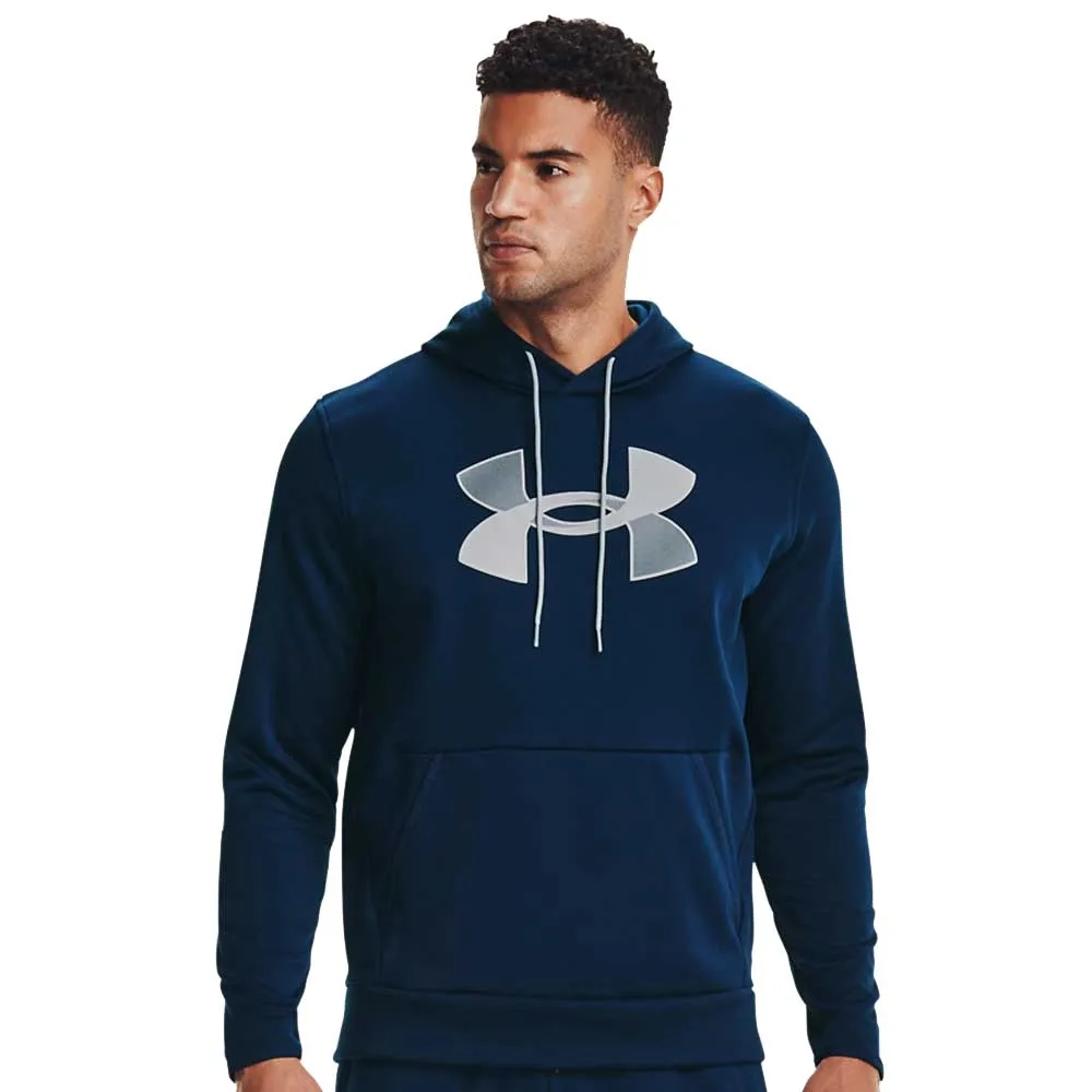 Under Armour Men'S Armour Fleece Big Logo Hoodie - Navy/Black sold by Pro Hockey Life product image thumbnail 2