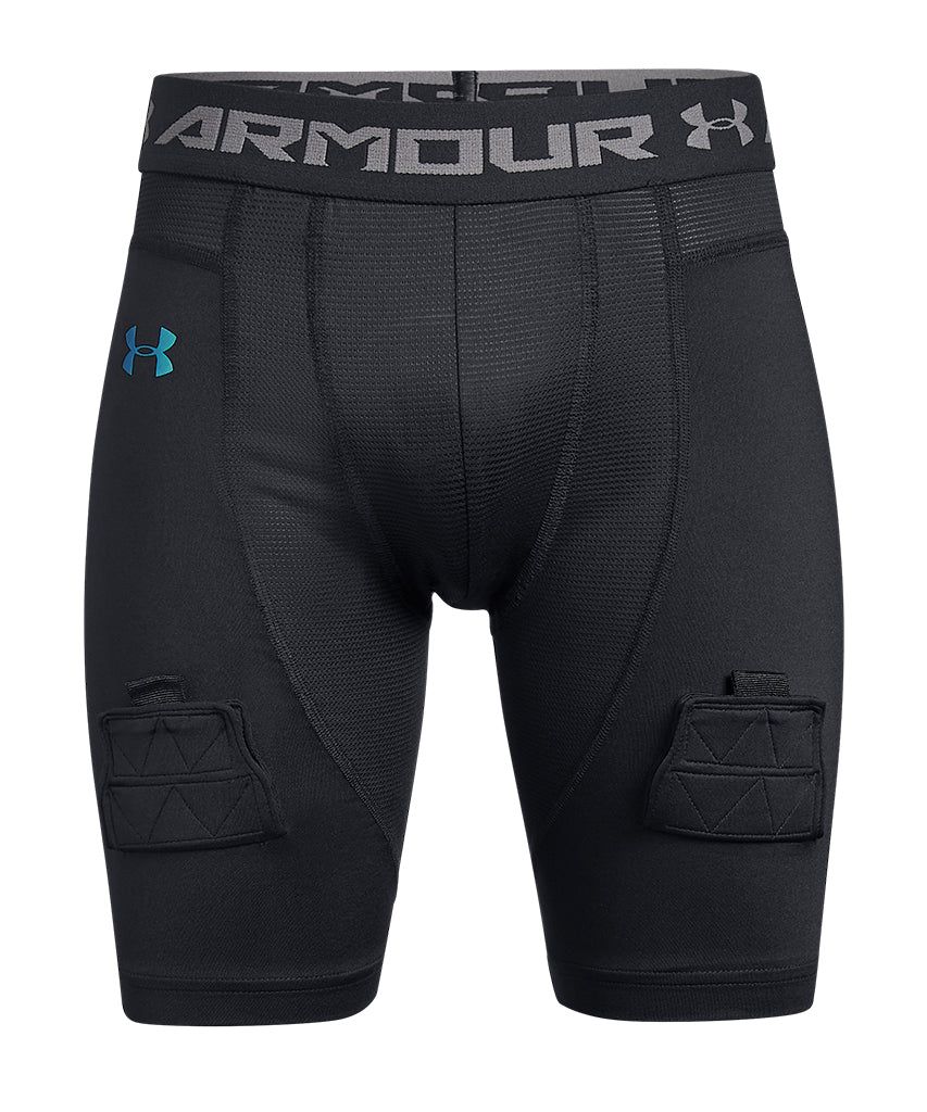 UNDER ARMOUR JR FITTED SHORTS - BLACK sold by Pro Hockey Life