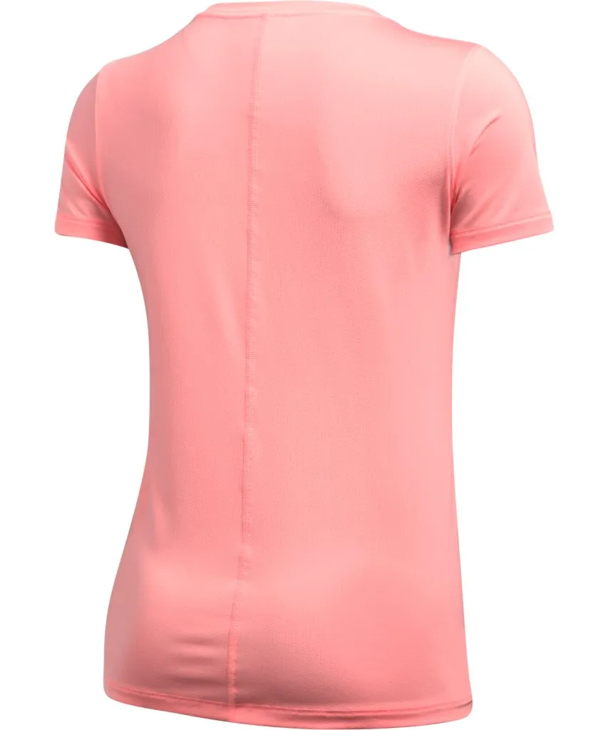 Under Armour Adult Hg Armour Ss T-Shirt Pink sold by Pro Hockey Life product image thumbnail 2