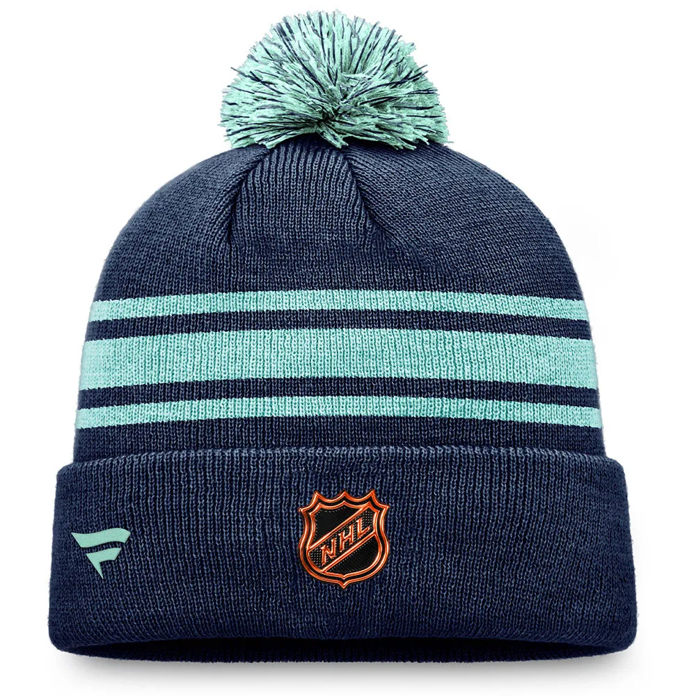 FANATICS SEATTLE KRAKEN SPECIAL EDITION 2.0 CUFFED BEANIE WITH POM sold by Pro Hockey Life product image thumbnail 2