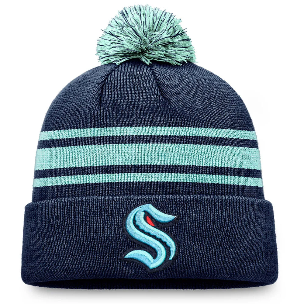 FANATICS SEATTLE KRAKEN SPECIAL EDITION 2.0 CUFFED BEANIE WITH POM sold by Pro Hockey Life