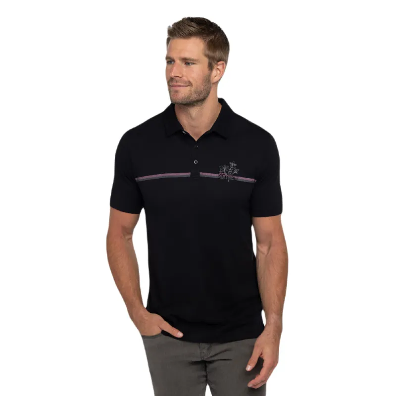 Travis Mathew High Surf Polo Shirt sold by Pro Hockey Life