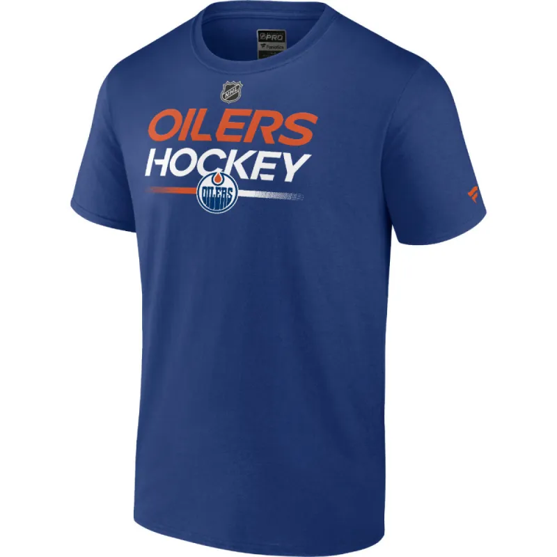 Fanatics Edmonton Oilers Authentic Pro Prime Adult T Shirt sold by Pro Hockey Life