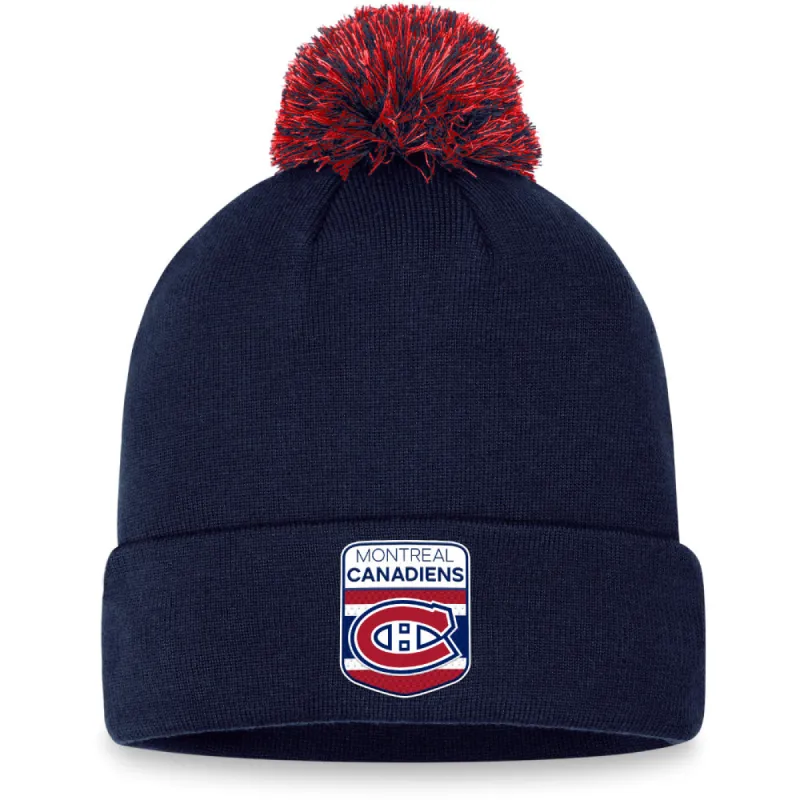 Fanatics Montreal Canadiens Draft Cuffed Pom Toque sold by Pro Hockey Life