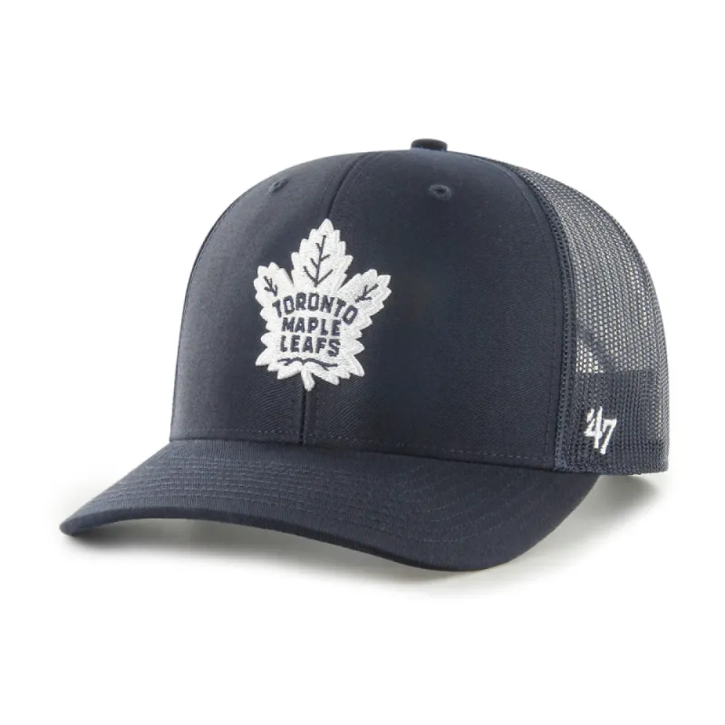 TORONTO MAPLE LEAFS 47 NAVY TRUCKER HAT sold by Pro Hockey Life