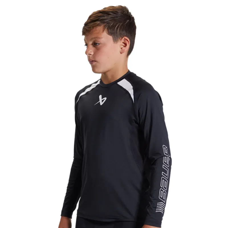 Bauer Performance Youth Long Sleeve Bl Shirt sold by Pro Hockey Life