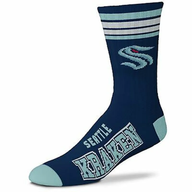 G-III SEATTLE KRAKEN 4 STRIPE DEUCE MEN'S SOCKS sold by Pro Hockey Life