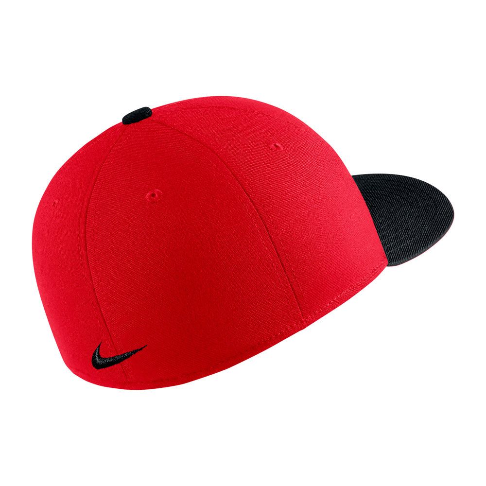 NIKE ADULT DRI-FIT SWOOSH RED/BLACK FLEX HAT sold by Pro Hockey Life product image thumbnail 2