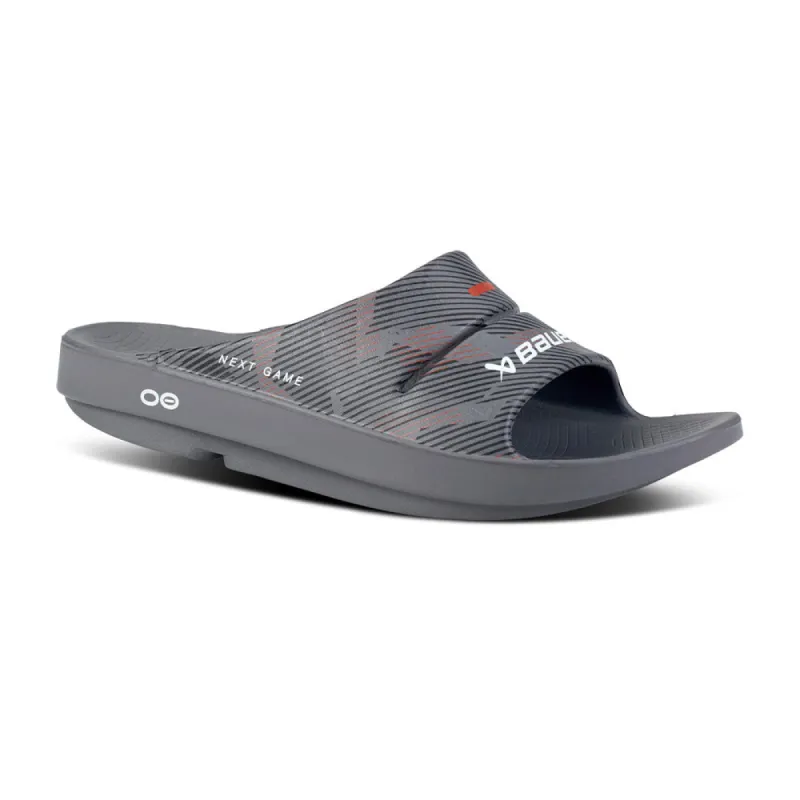 Bauer Oofos Next Game Grey Sport Slides sold by Pro Hockey Life