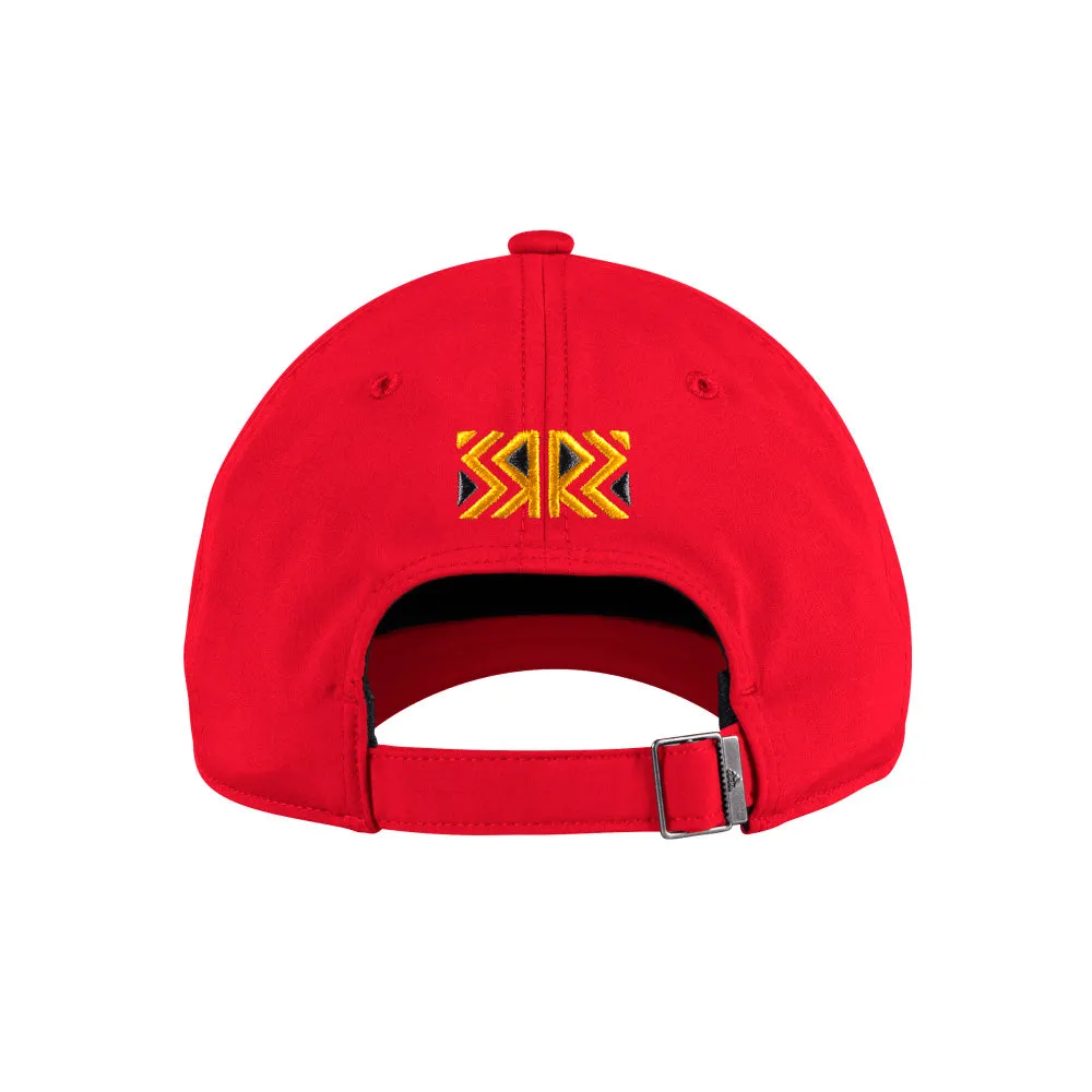 ADIDAS CALGARY FLAMES REVERSE RETRO 2.0 ADULT ADJUSTABLE SLOUCH HAT sold by Pro Hockey Life product image thumbnail 2