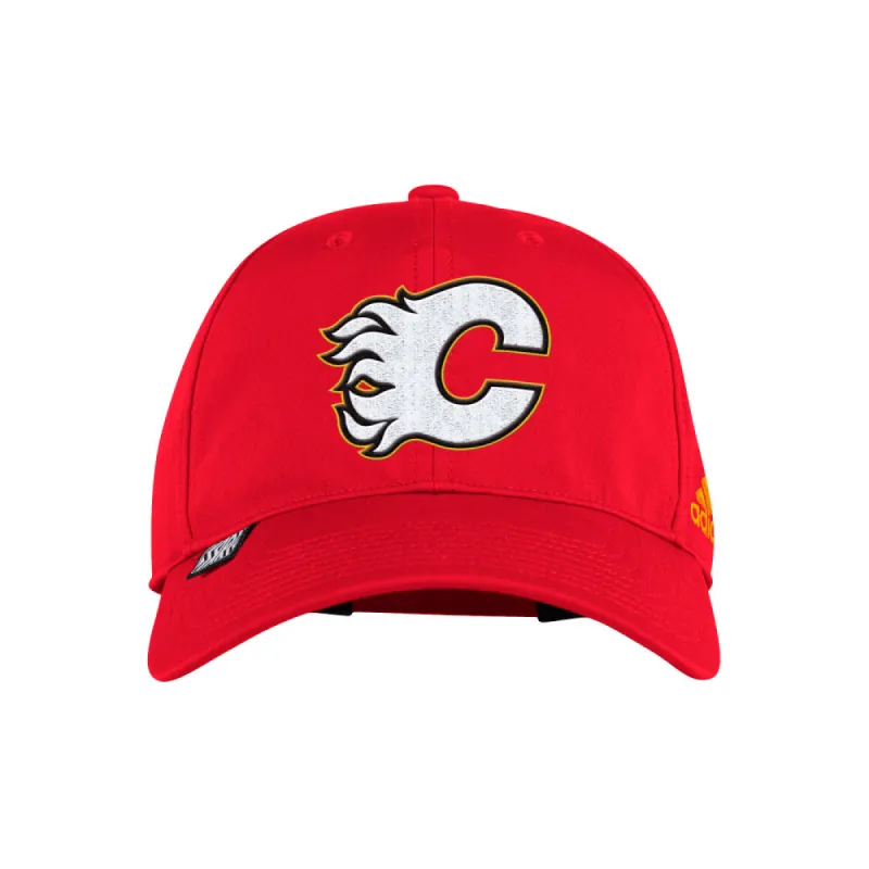 ADIDAS CALGARY FLAMES REVERSE RETRO 2.0 ADULT ADJUSTABLE SLOUCH HAT sold by Pro Hockey Life