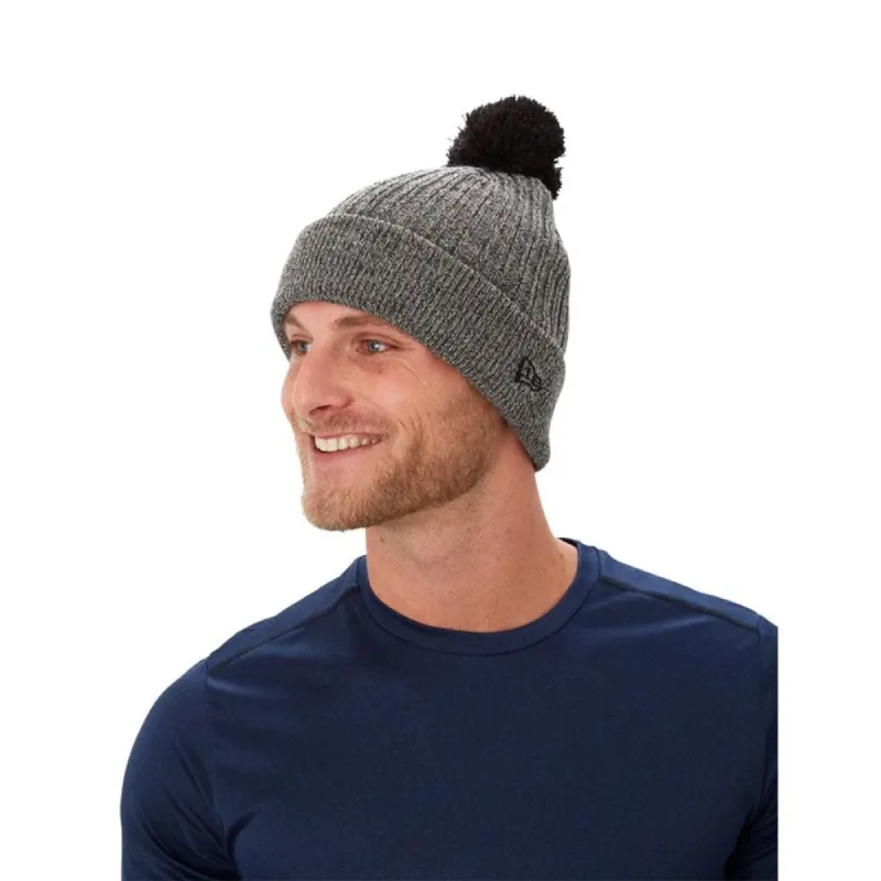 BAUER NE TEAM MARL ADULT POM KNIT TOQUE - CHARCOAL/BLACK sold by Pro Hockey Life