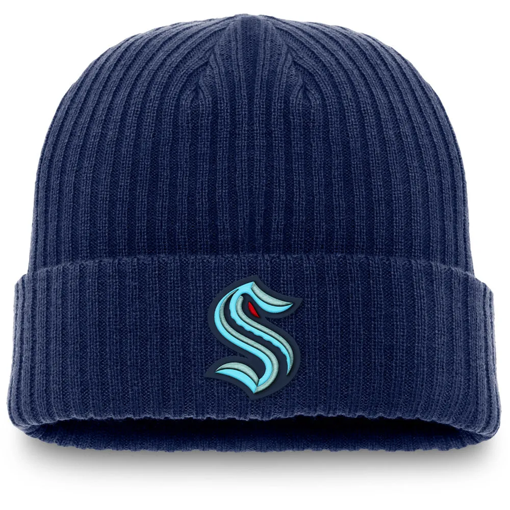 Fanatics Seattle Kraken Core Knit Toque Blue sold by Pro Hockey Life