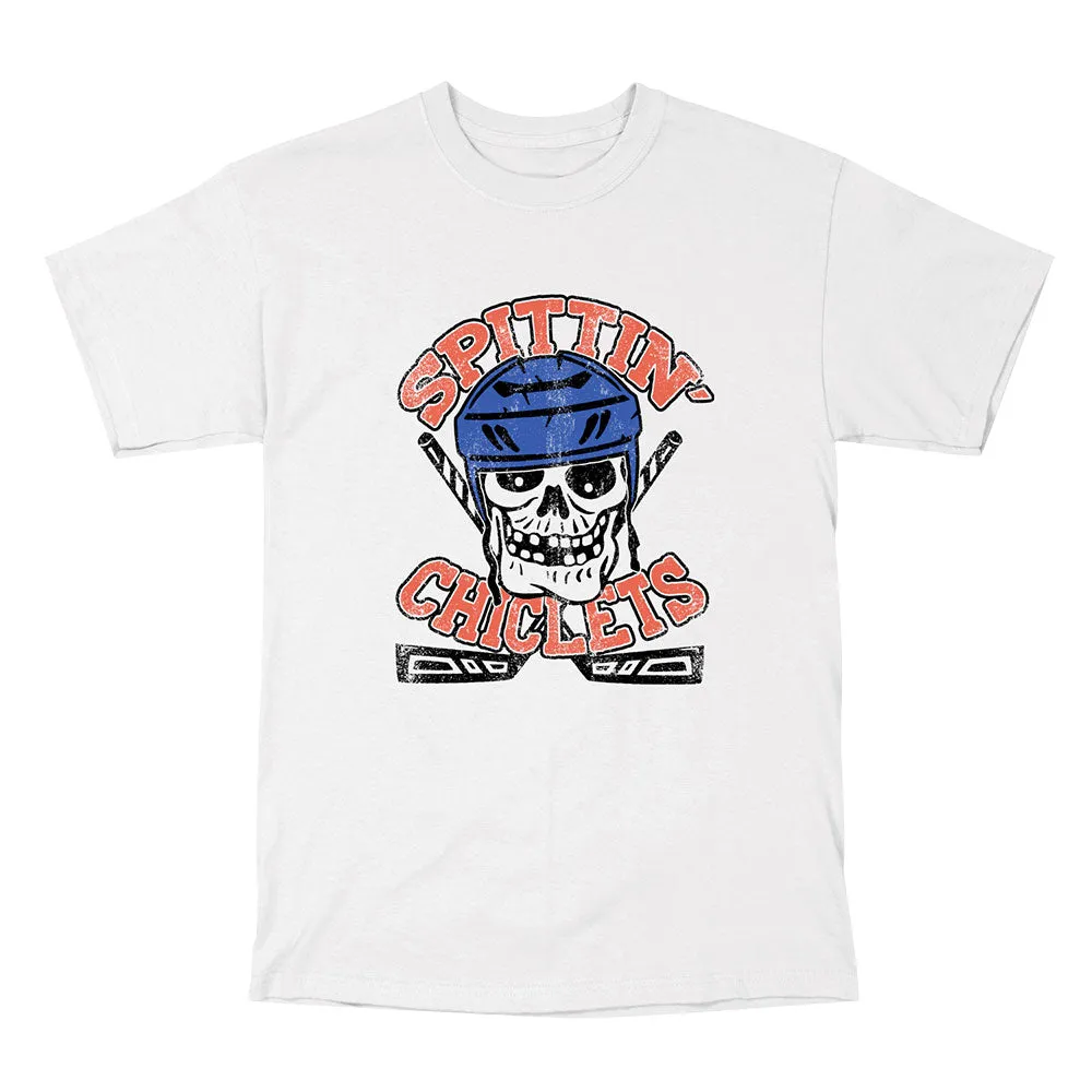 SPITTIN CHICLETS SKULL HOCKEY WHITE T SHIRT sold by Pro Hockey Life