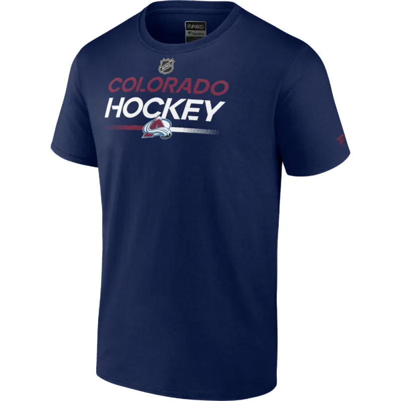 Fanatics Colorado Avalanche Authentic Pro Prime Adult T Shirt sold by Pro Hockey Life