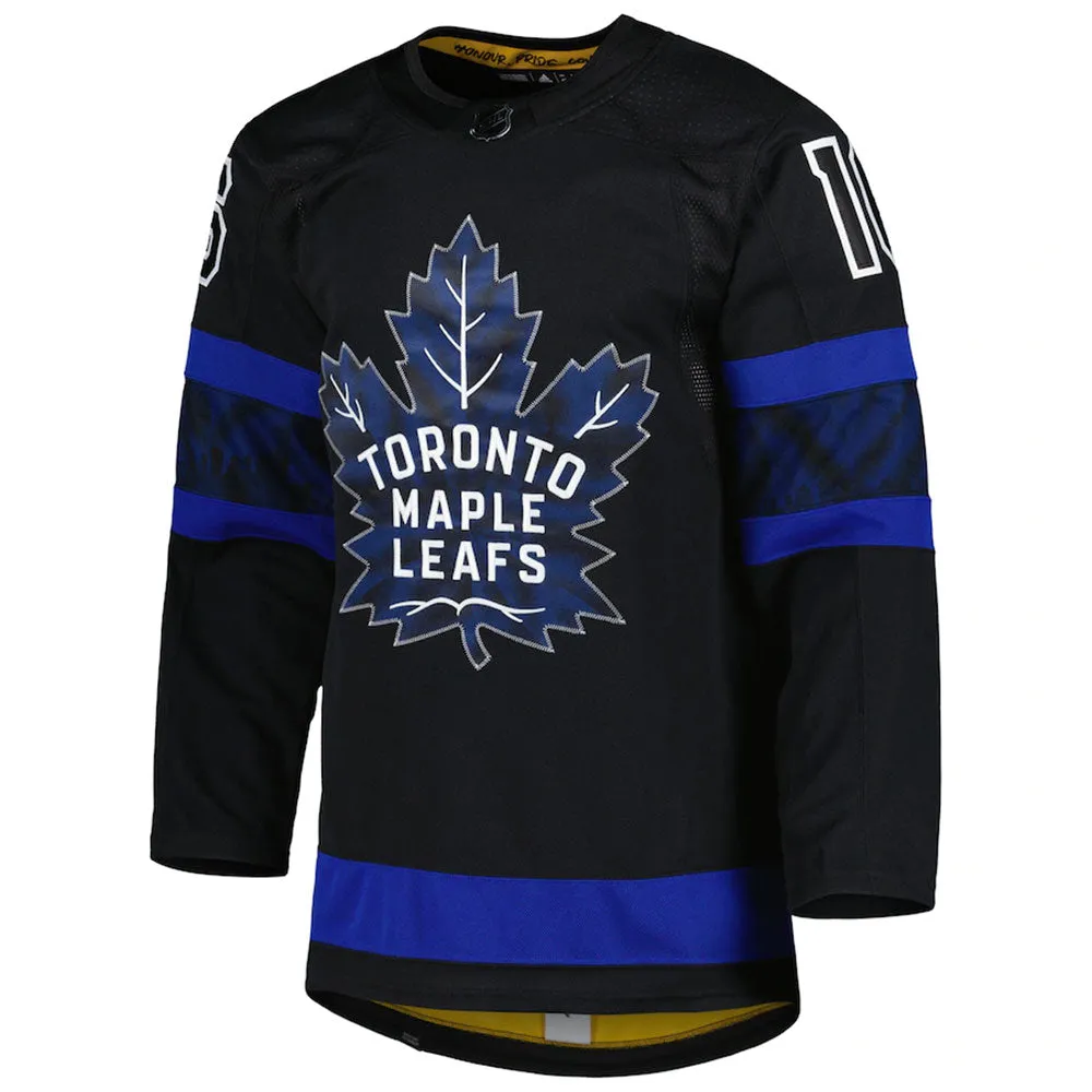 MITCH MARNER TORONTO MAPLE LEAFS x DREW HOUSE ADIDAS ADIZERO PRIMEGREEN AUTHENTIC BLACK REVERSIBLE THIRD JERSEY sold by Pro Hockey Life product image thumbnail 2