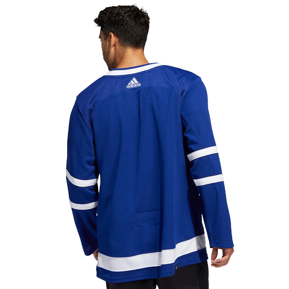 Toronto Maple Leafs Adidas Adizero Primegreen Authentic Blue Home Jersey sold by Pro Hockey Life product image thumbnail 4