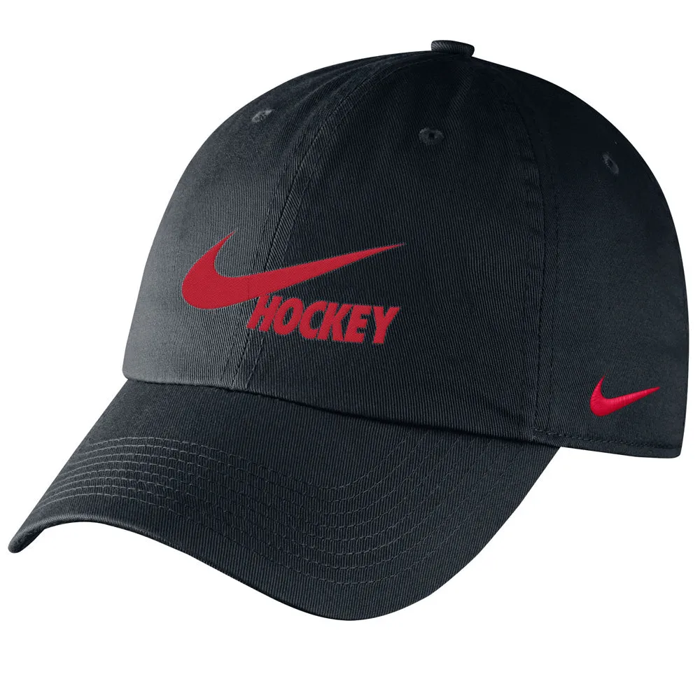 Nike Hockey Df Campus Black Adjustable Hat sold by Pro Hockey Life